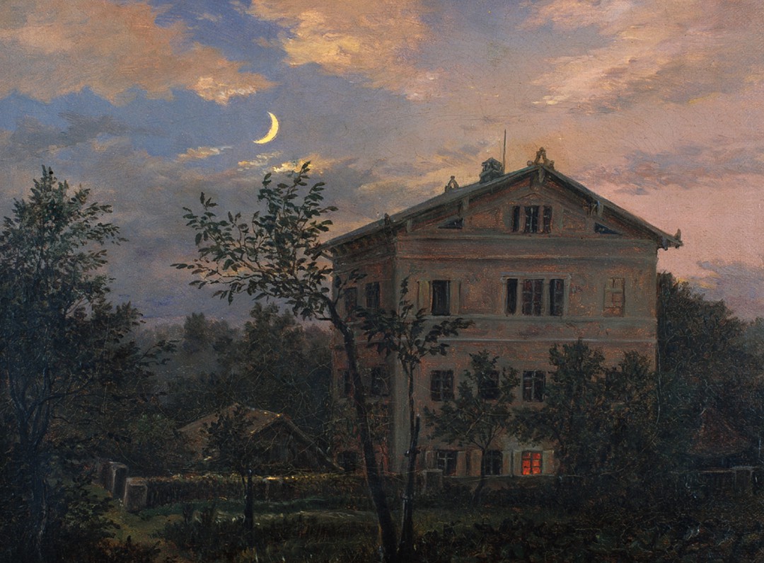 Carl Gustav Carus: Landhaus Carus in Pillnitz Abbildung: Städtische Galerie Dresden, Foto: Franz Zadnicek