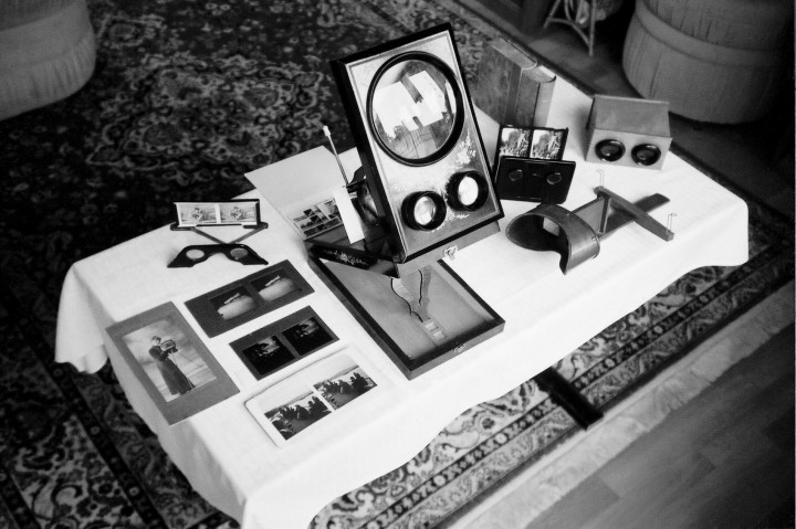 Stereoskope und Stereo-Photographien von Horst Milde. Foto: Jürgen Frohse