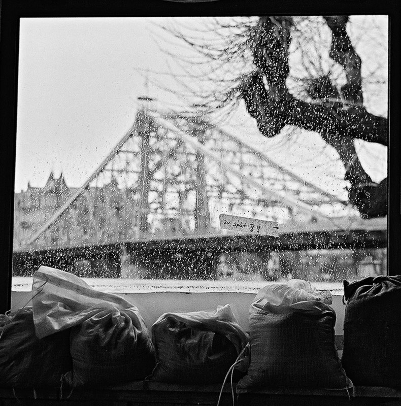 Aquarium Elbe – an die Fenster des Körnergartens drückte der Fluss. Foto: Jürgen Frohse