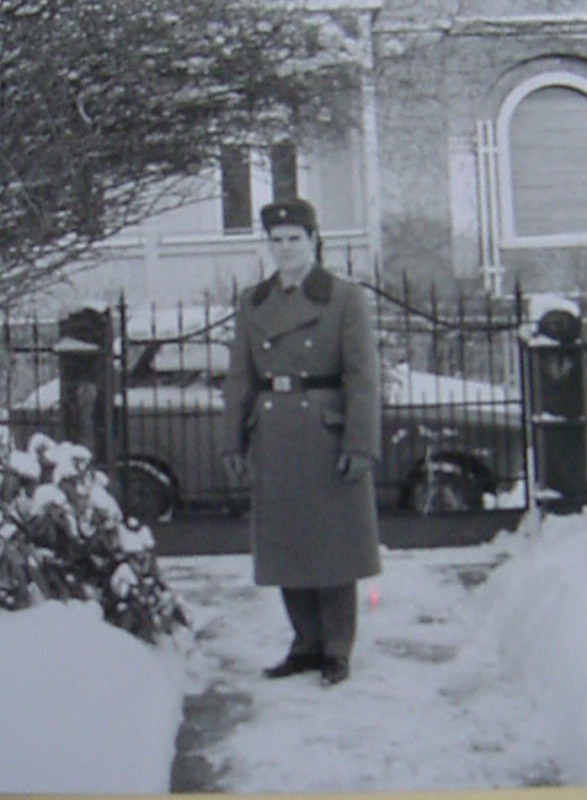 Uwe Tellkamp in NVA-Uniform im März 1988. Foto: Archiv Uwe Tellkamp