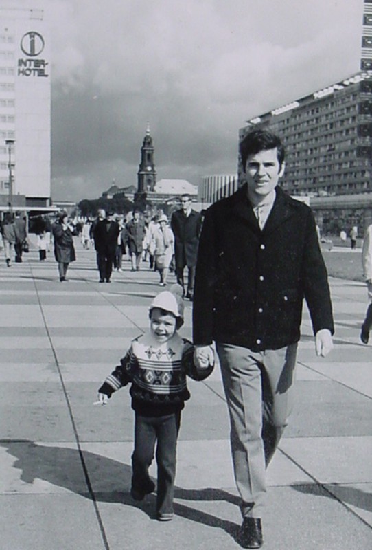 Oktober 1972, auf der neuen Prager Straße. Foto: Archiv Uwe Tellkamp