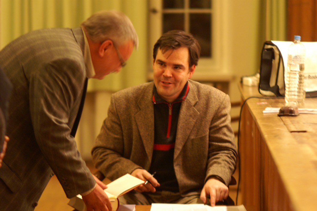 Uwe Tellkamp 2008 in Dresden. Foto: Gabriele Gorgas