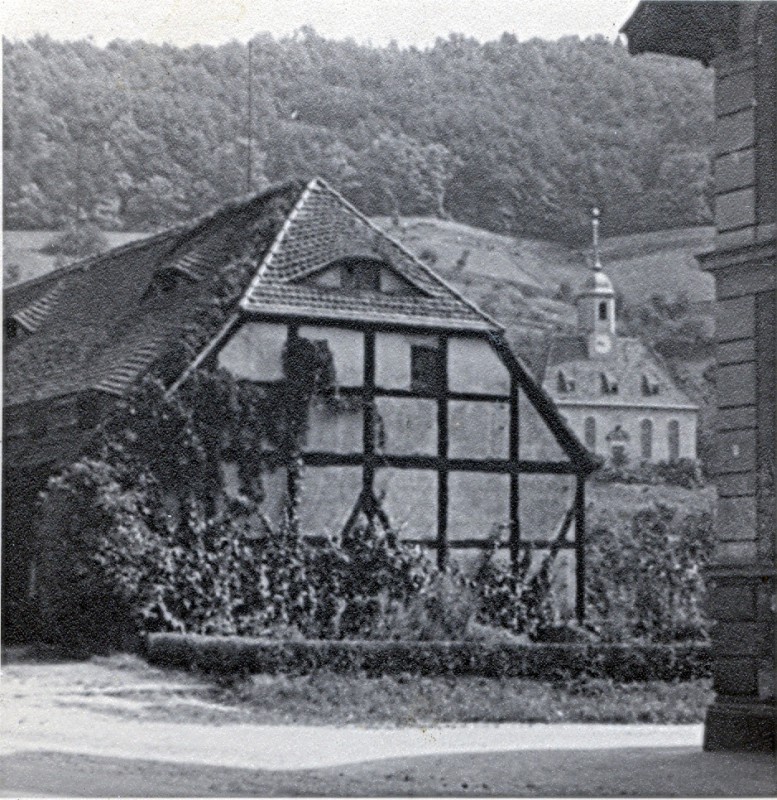 Das Wagenhaus vor dem Zweiten Weltkrieg. Foto: Sammlung Dr. Kunath