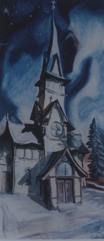 Für die Kirche Bad Weißer Hirsch arbeitete Rainer Wriecz als Küster und Hausmeister. Reproduktion: 1998, Privatbesitz
