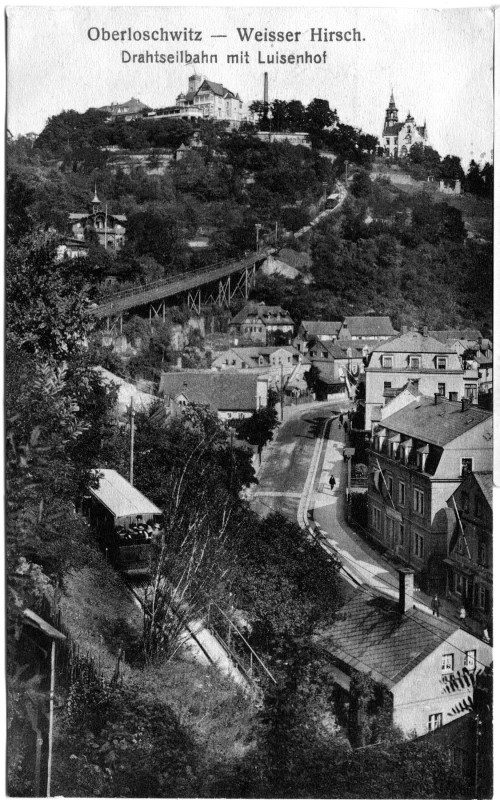 Das Haus Grundstraße 40 (am rechten Bildrand). Foto: Slg. Hoffmann (Coburg)