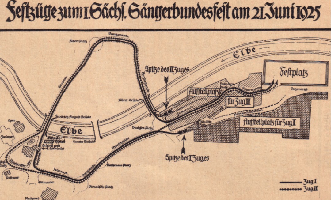 Festzüge Sängerbundesfest Sammlung M. Griebel