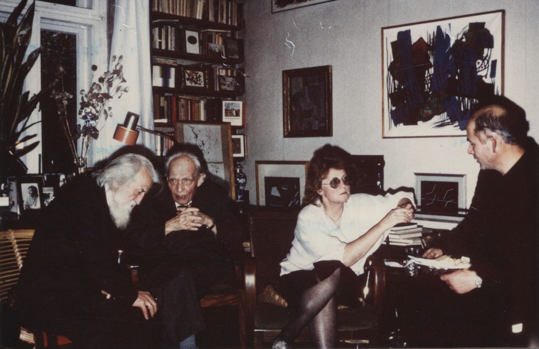 In diesem privaten Ambiente wurde 1987 des 100. Geburtstages von Will Grohmann gedacht.  Foto: Sammlung Falk Löffler