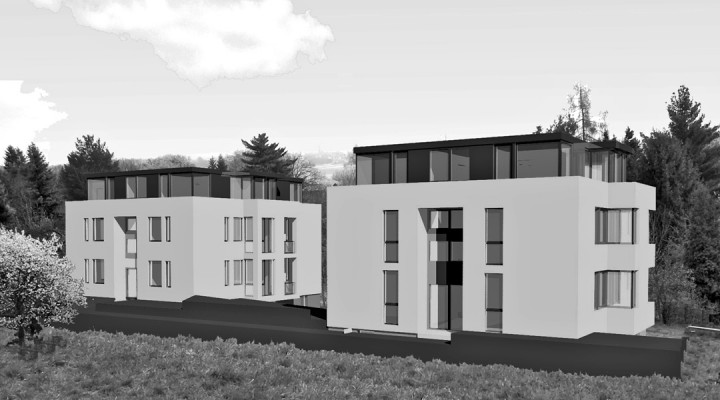 Geplante Neubauten am Ort der ehemaligen Gärtnerei. Abb.: V.V.K.