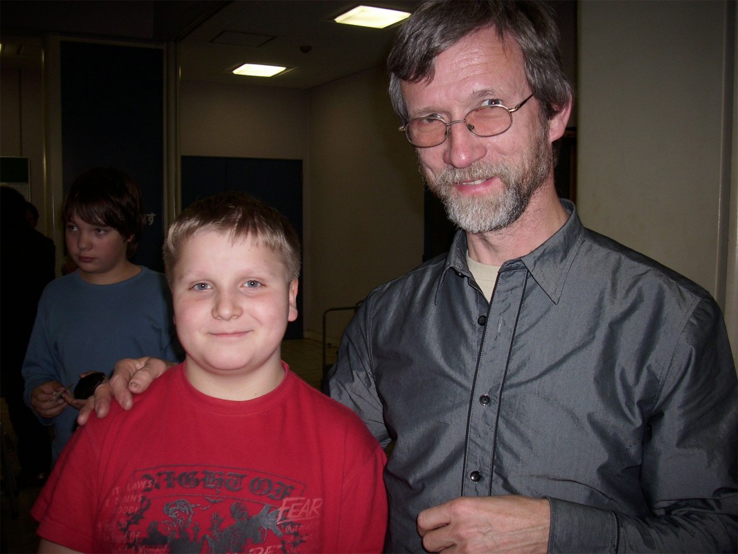 Max Hickl (6), Rainer Proimnitz in Osaka Foto: Rainer Promnitz
