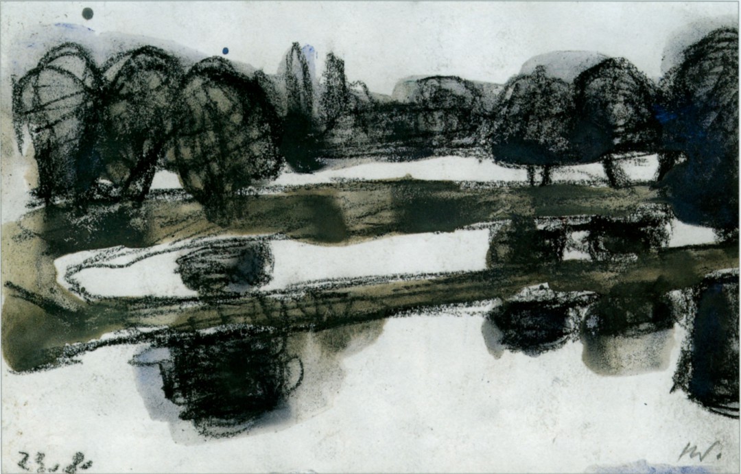 Helmut Wagner: Laubegaster Hochwasser-Impression 2002