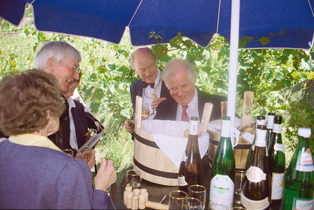 Kurt Biedenkopf beim 3. Elbhangfest 1993 Foto: Archiv