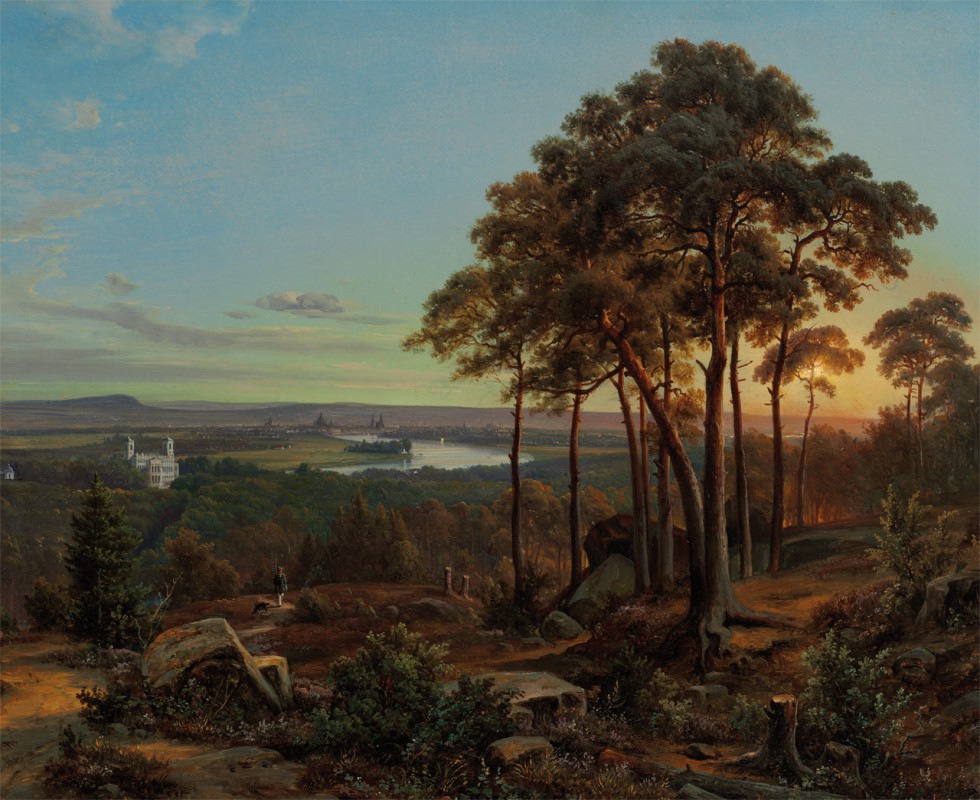 Johann Anton Castell (Schüler von Clausen-Dahl), „o. T.“ um 1855, zur Verfügung gestellt aus Privatbesitz