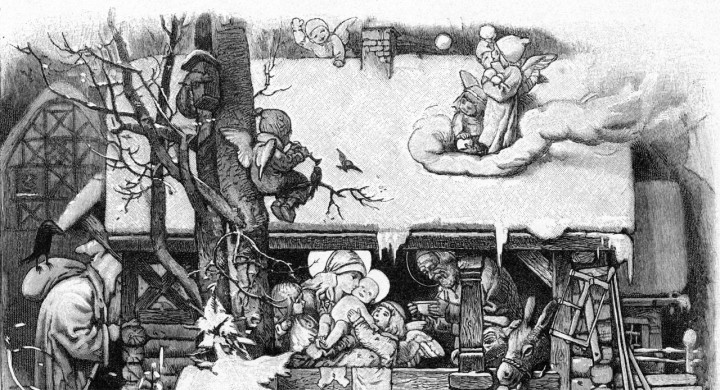 Auschnitt aus dem Monatsblatt Dezember von Hermann Vogel. Abb.: Slg. Matz Griebel