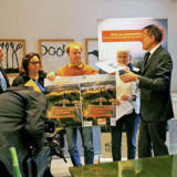 Bürgervereinigung »Industriepark Oberelbe stoppen!« übergab Petition an Landtagspräsident Dr. Matthias Rößler